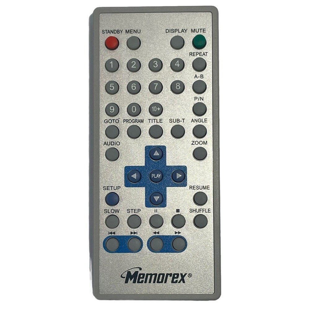 Genuine Memorex MVDP1101 DVD player Remote Control Replacement OEM NEW BATTERY